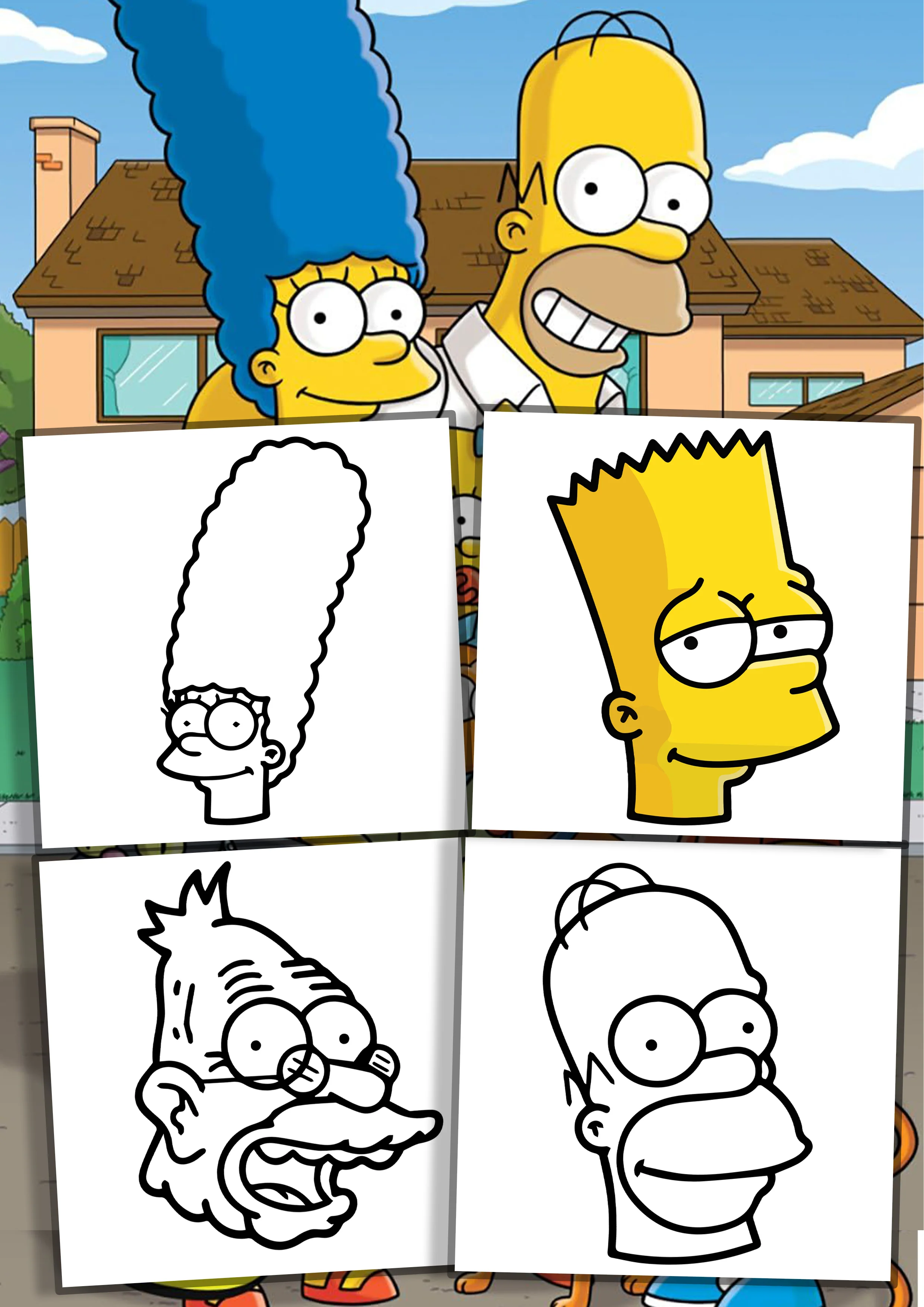 Simpsons coloring pages printable