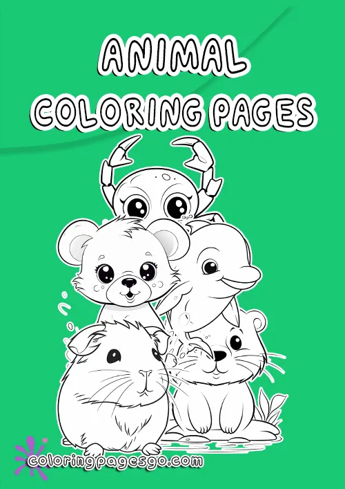 Animal coloring pages printable