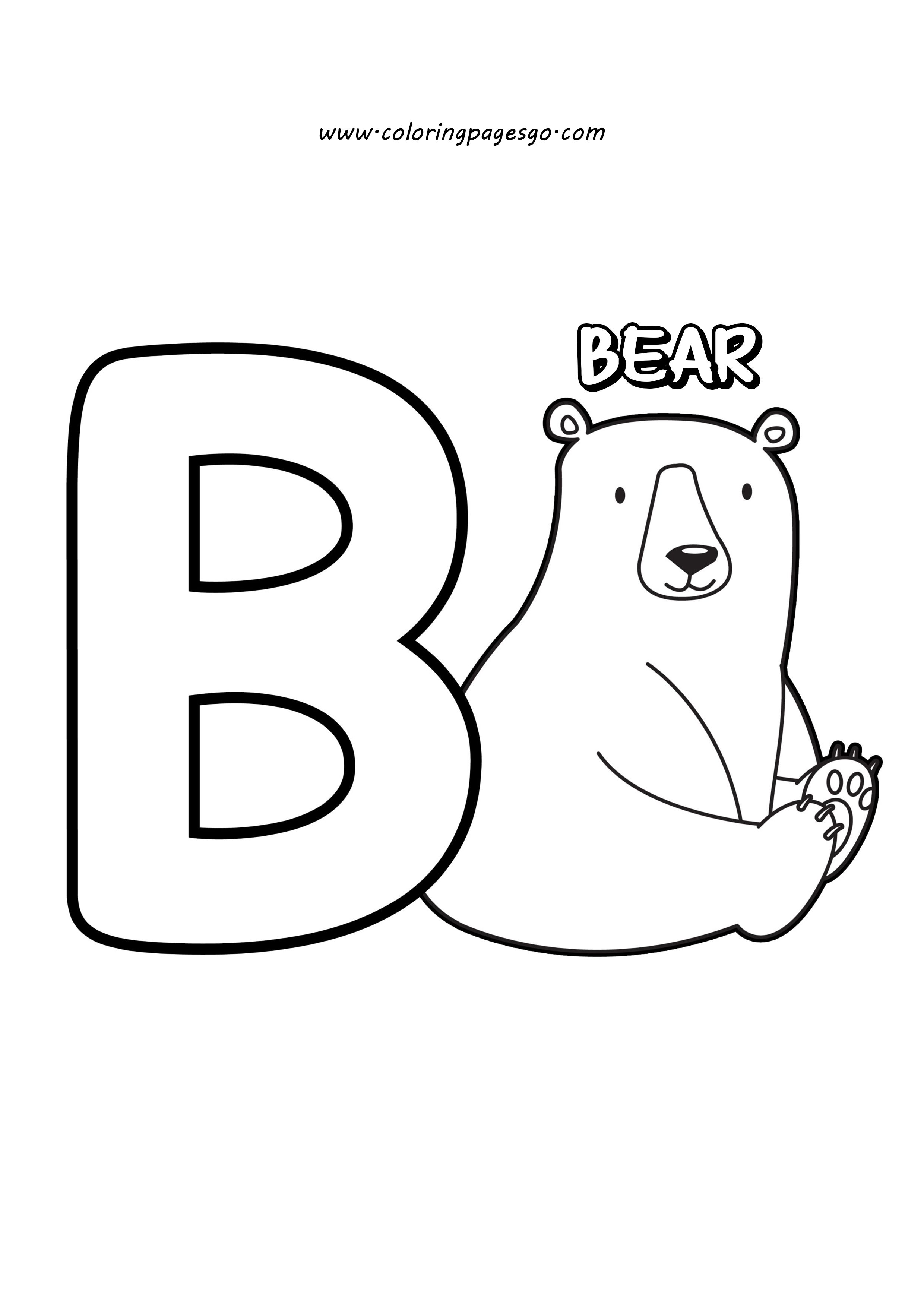 Letter B