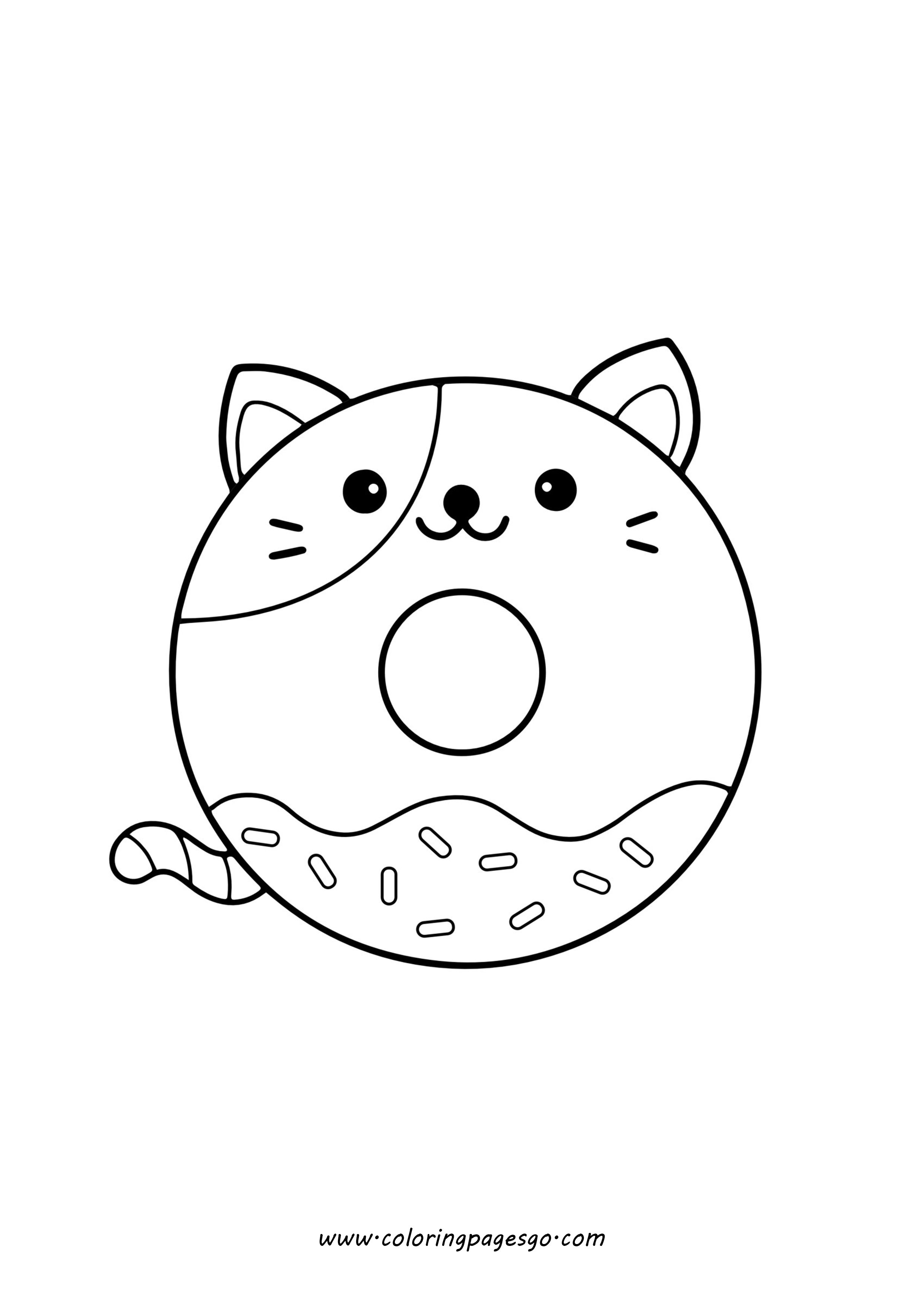 Kawaii Cute Cat Donut