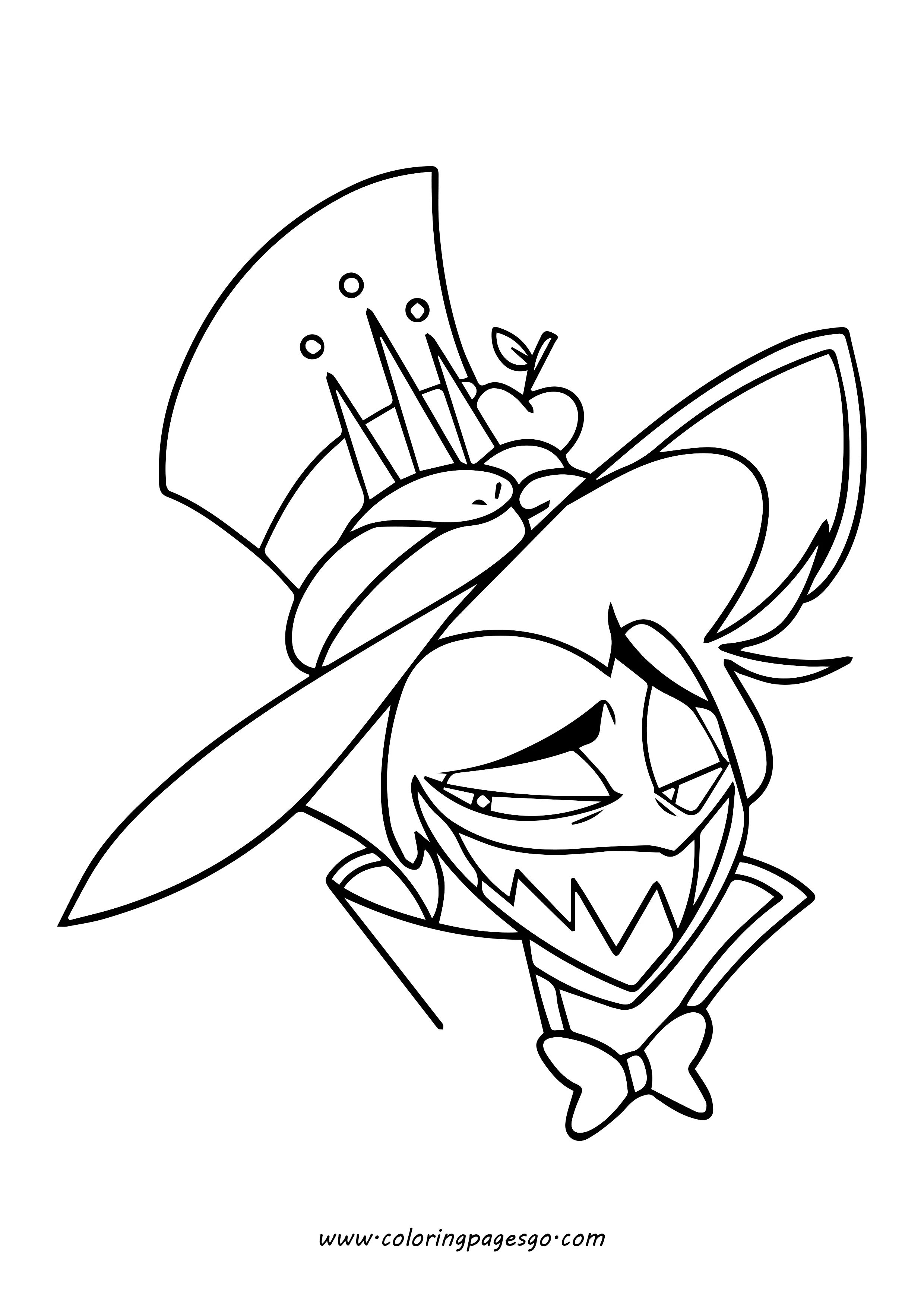 Lucifer Hazbin Hotel Coloring Page Printable