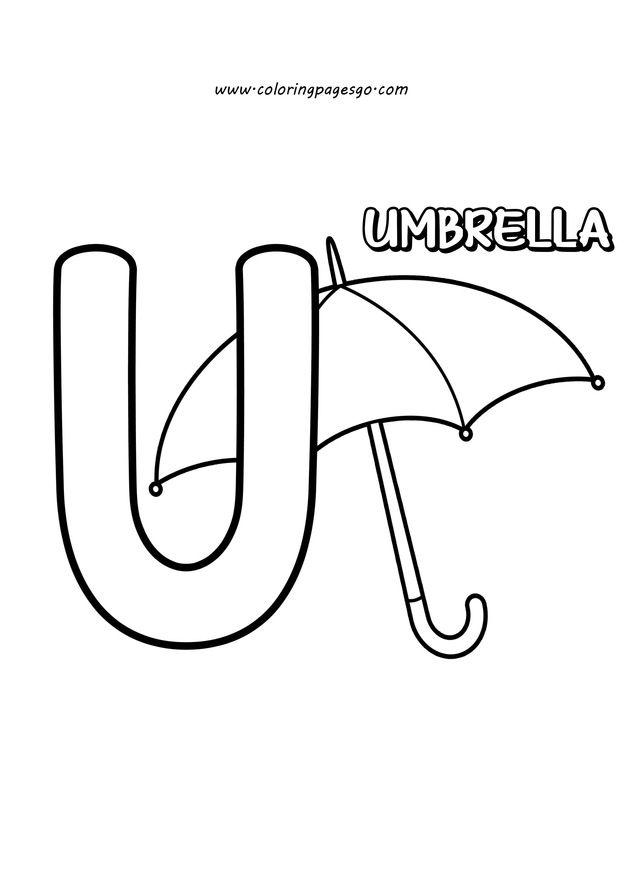 Letter U