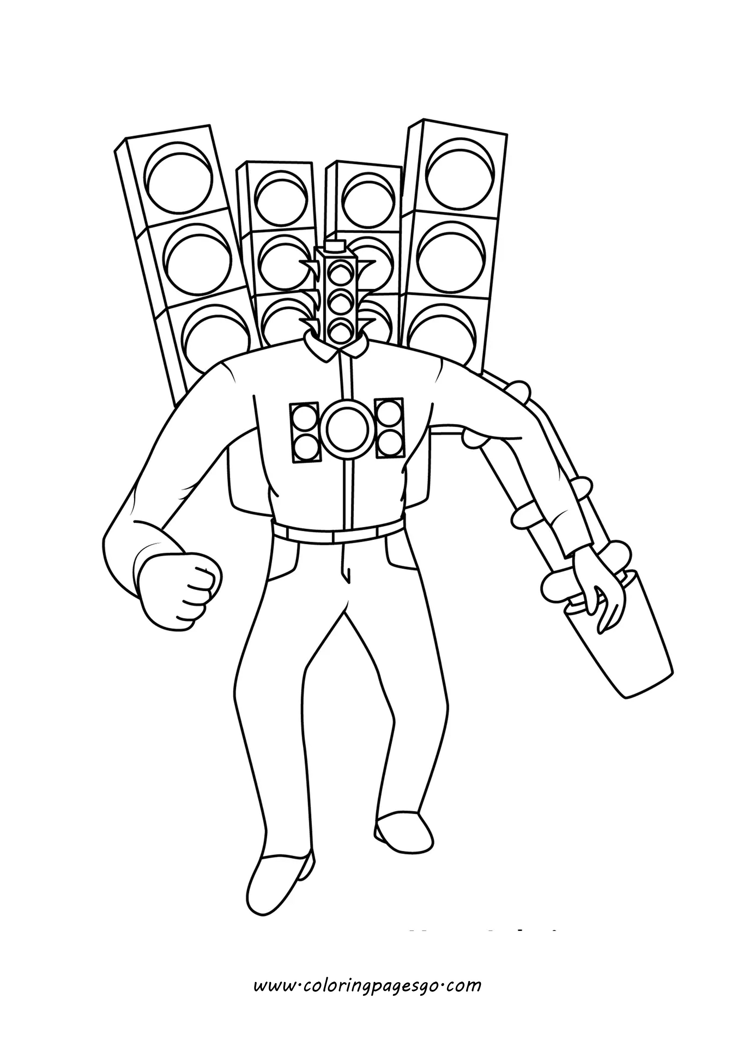 Mecha Traffic Light Man