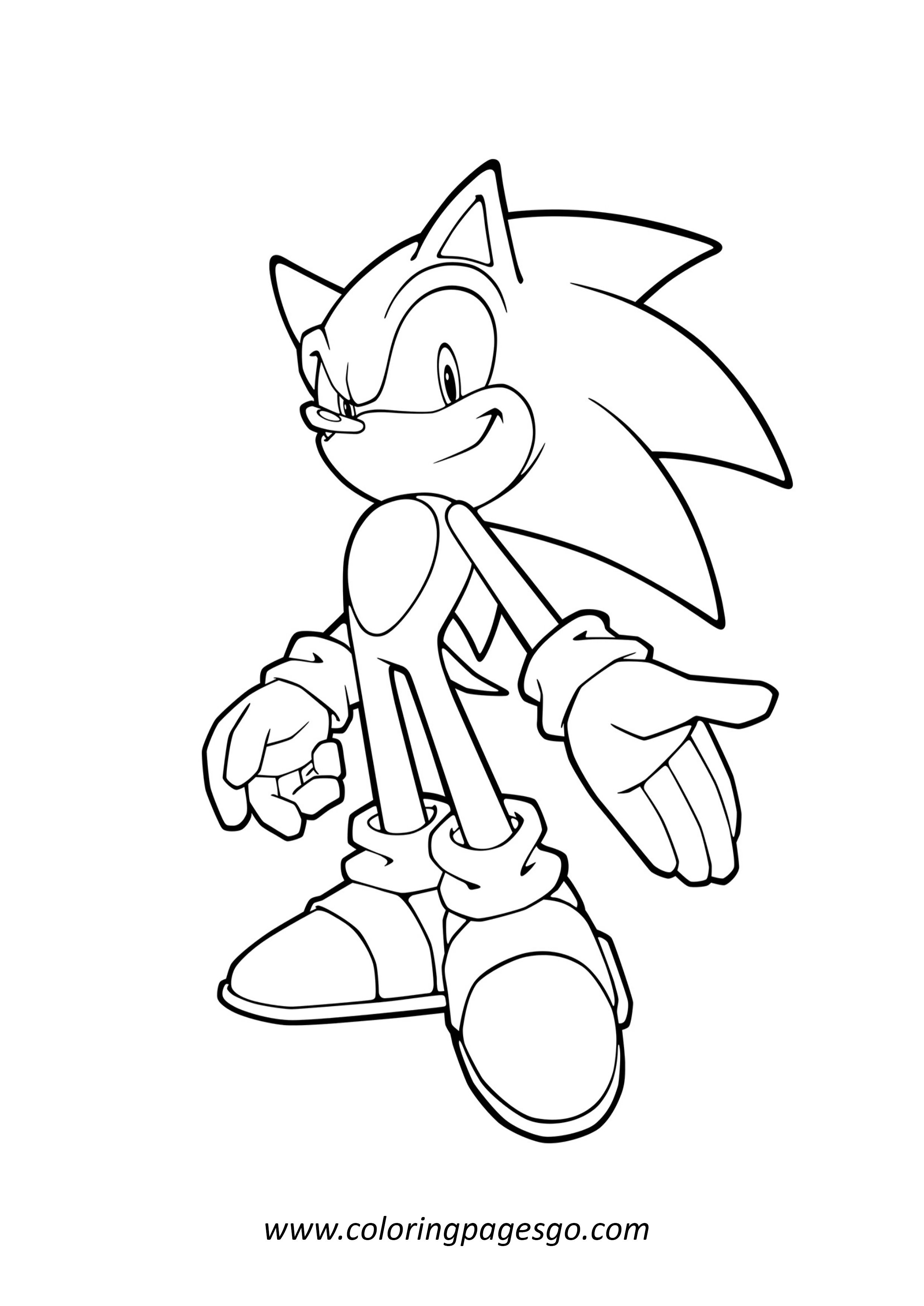 Friendly Sonic The Hedgehog