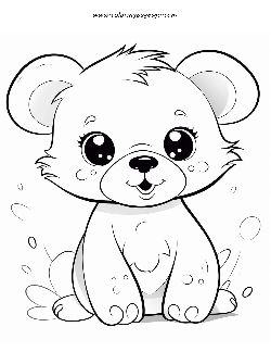 Baby Bear coloring page