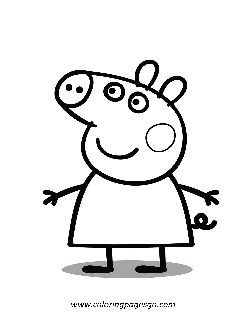 Peppa Pig coloring page