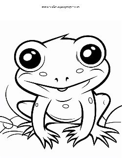 Baby Frog coloring page