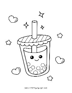 Kawaii Cute Bubble Tea Drink