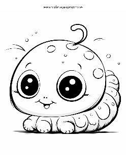 Baby Caterpillar coloring page