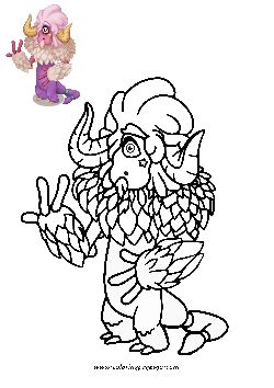 Abult Attmoz My Singing Monsters Coloring Page Printable