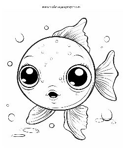 Baby Fish coloring page