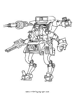 Camera Mech Cameraman coloring page