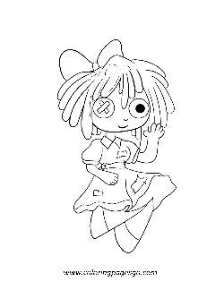 Friendly Doll coloring page